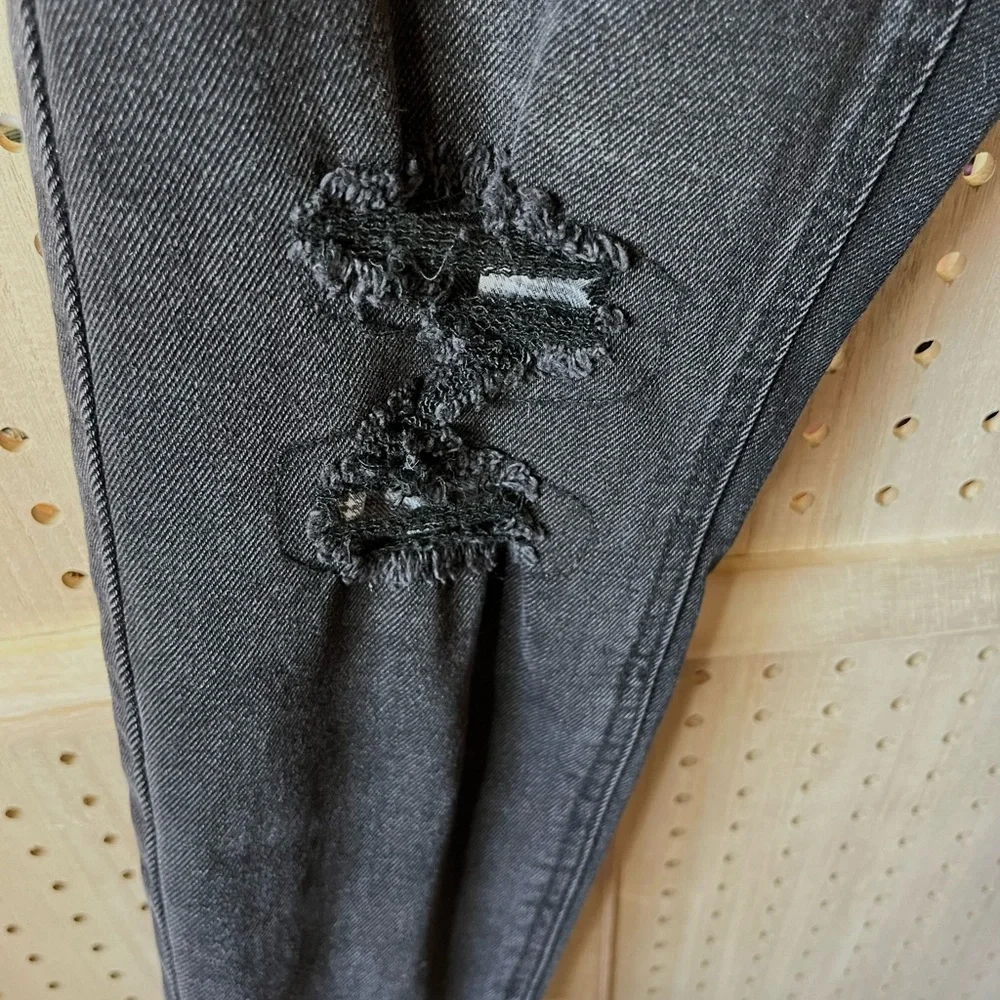 Vanilla Star ~ Black Rip & Repair Skinny Jeans - Picture 7 of 11